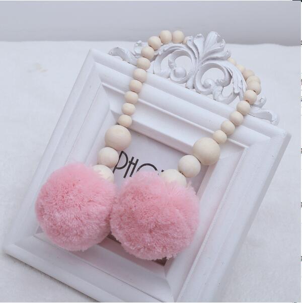 Nordic Wooden Beads Moon & Star Crib Mobile