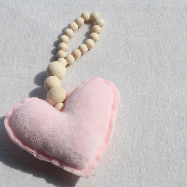 Nordic Wooden Beads Moon & Star Crib Mobile