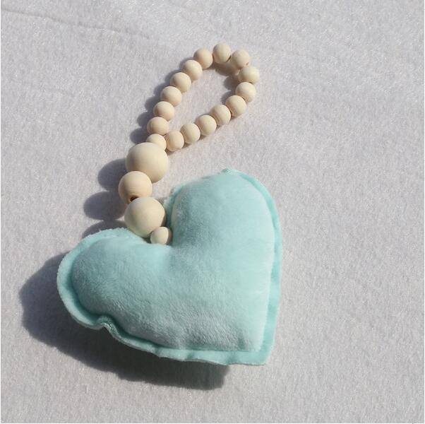 Nordic Wooden Beads Moon & Star Crib Mobile