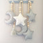 Nordic Wooden Beads Moon & Star Crib Mobile