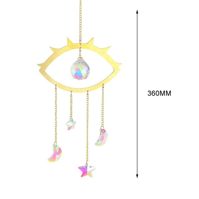 Cazador de Sol de Cristal Colgante Elegante para Decoración del Hogar y Jardín