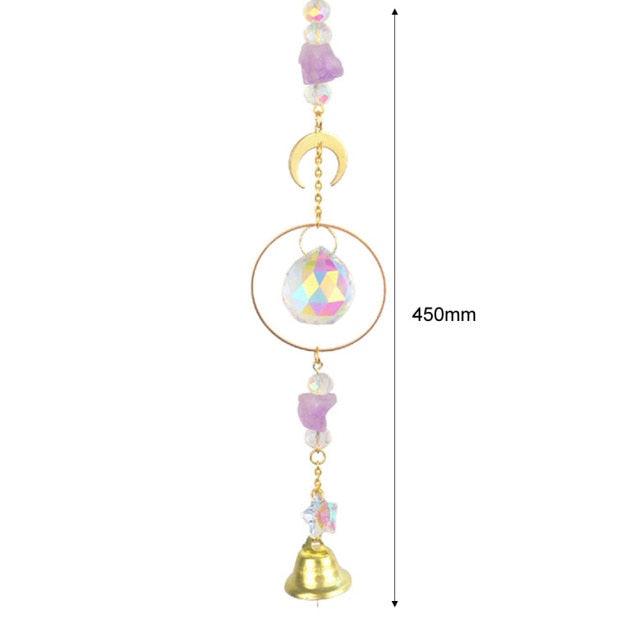 Cazador de Sol de Cristal Colgante Elegante para Decoración del Hogar y Jardín