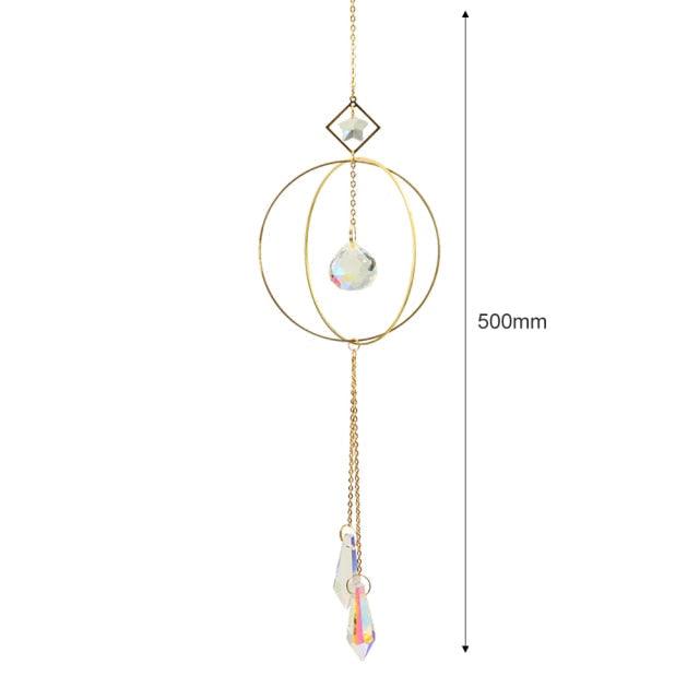 Cazador de Sol de Cristal Colgante Elegante para Decoración del Hogar y Jardín