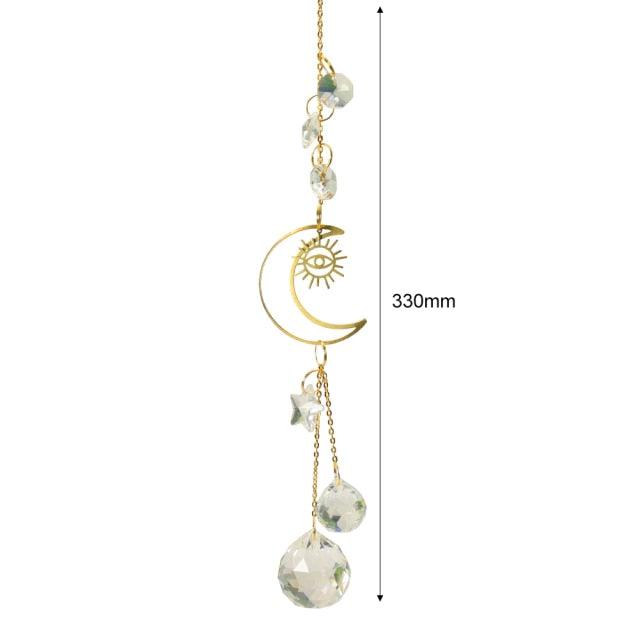 Cazador de Sol de Cristal Colgante Elegante para Decoración del Hogar y Jardín
