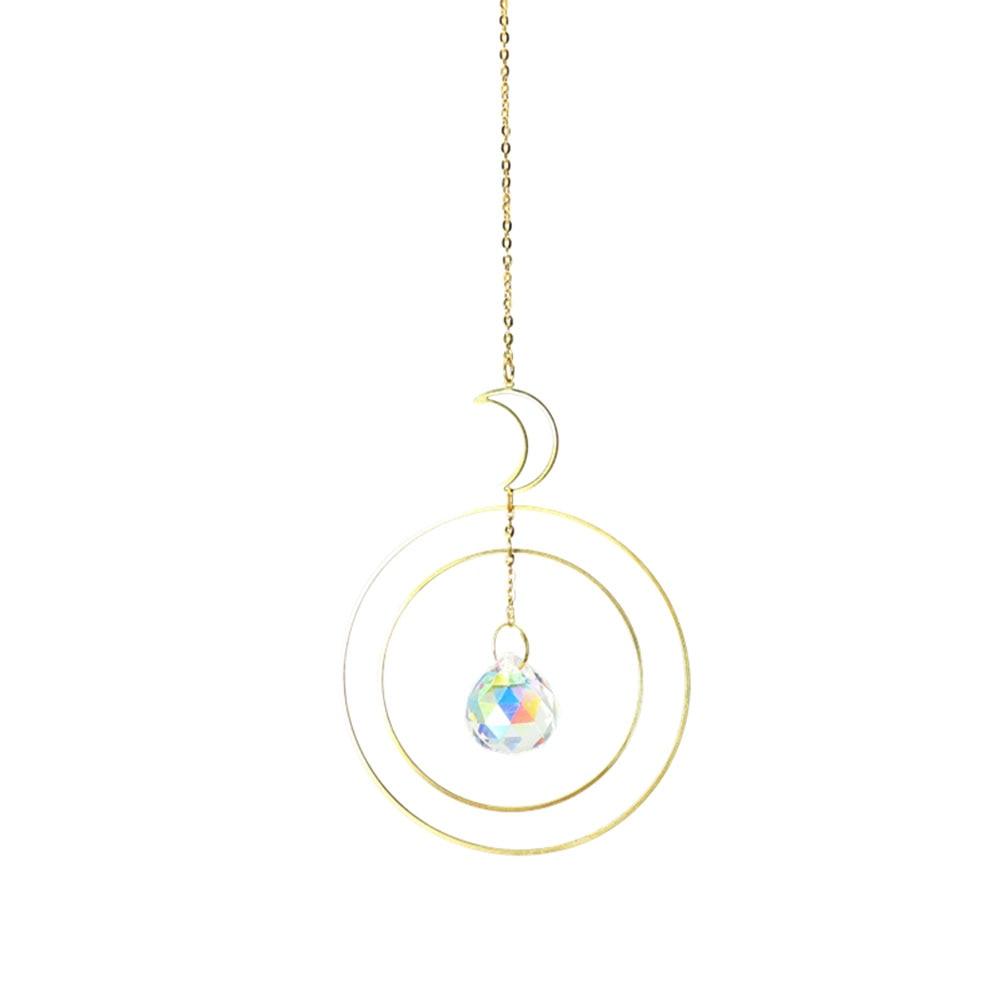 Cazador de Sol de Cristal Colgante Elegante para Decoración del Hogar y Jardín