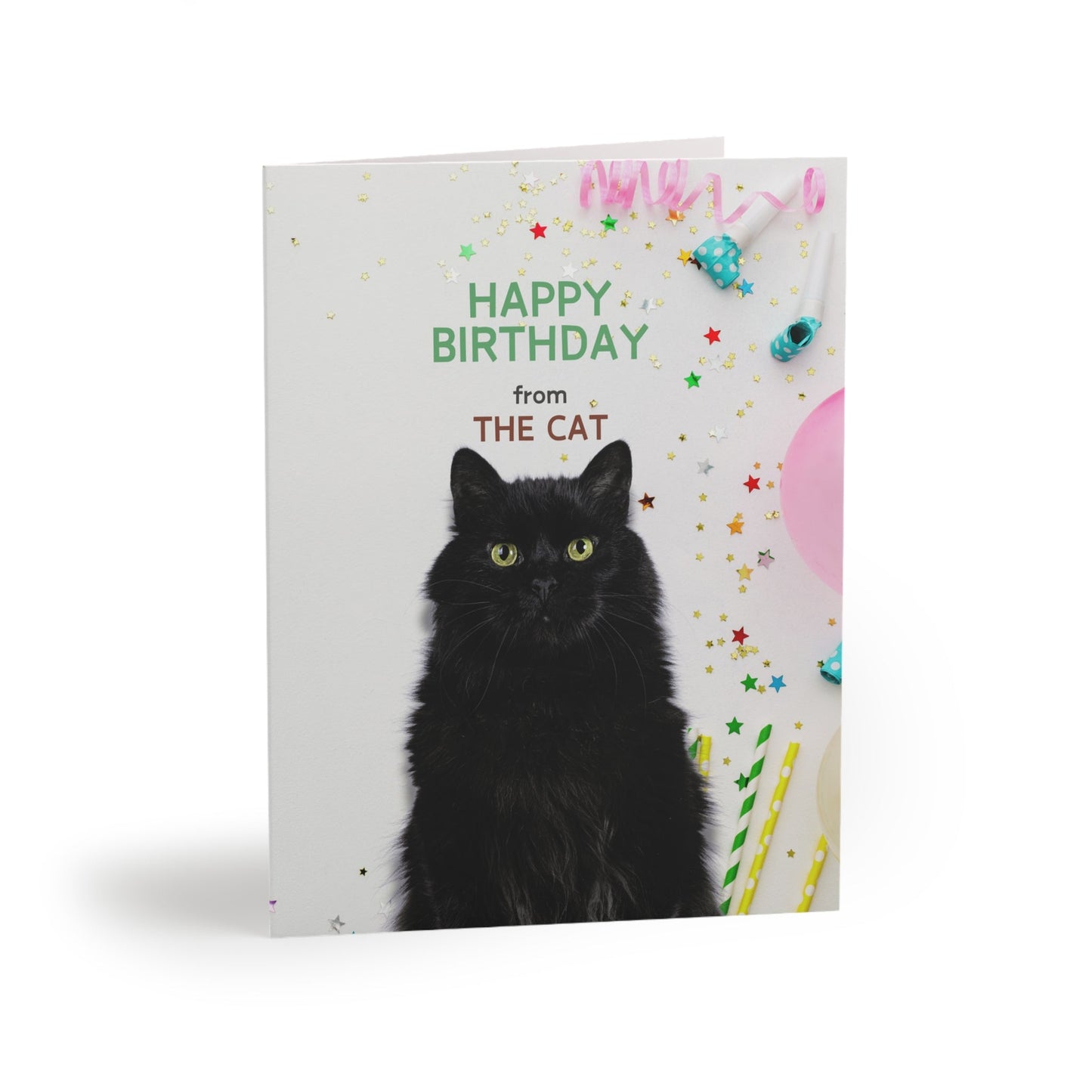 Joyeux Anniversaire des Cartes de Vœux de Chat