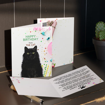 Happy Birthday from the Cat Greeting Cards