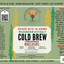 Café Cold Brew concentrado Happy Mushroom