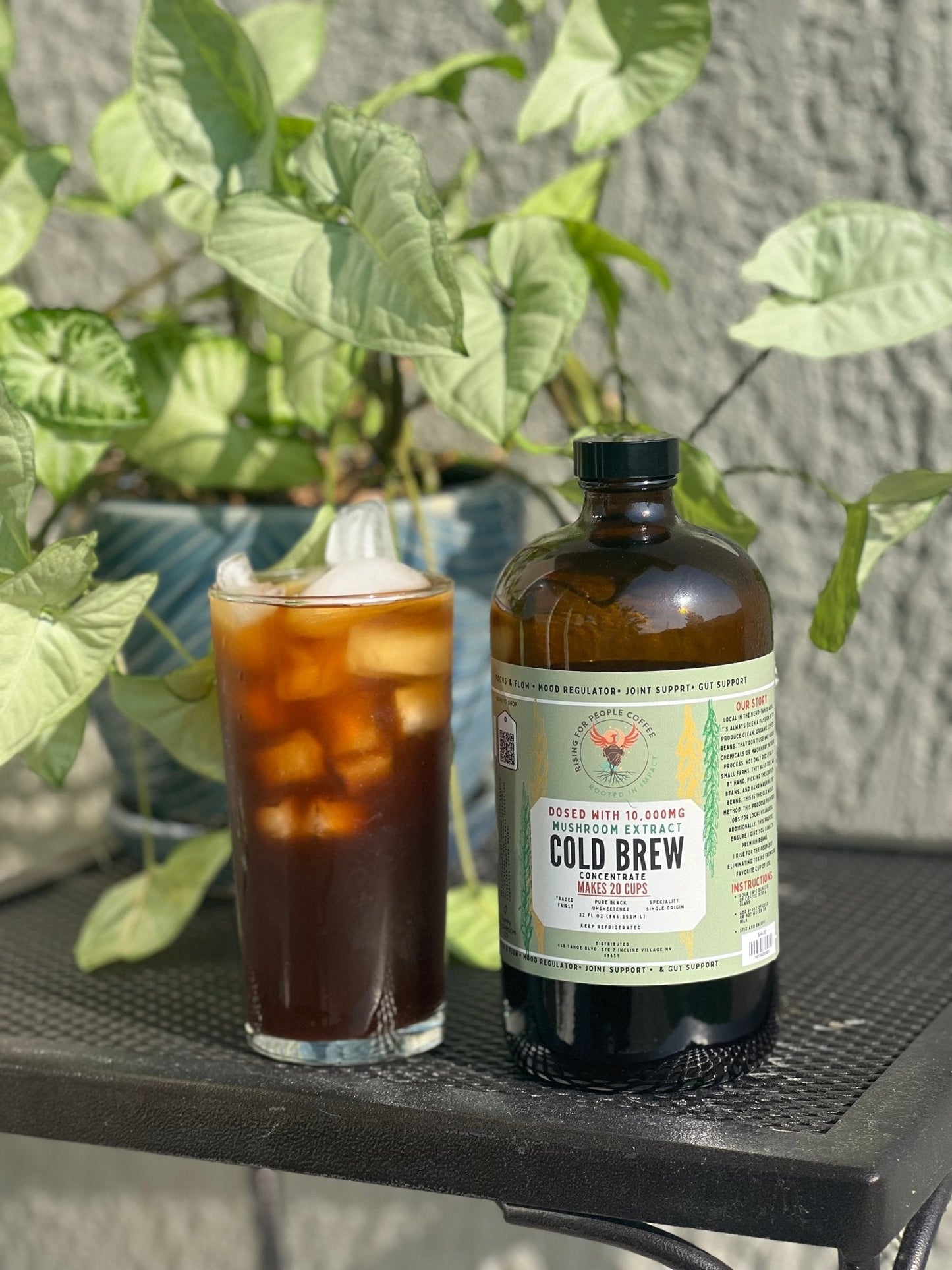 Café Cold Brew concentrado Happy Mushroom