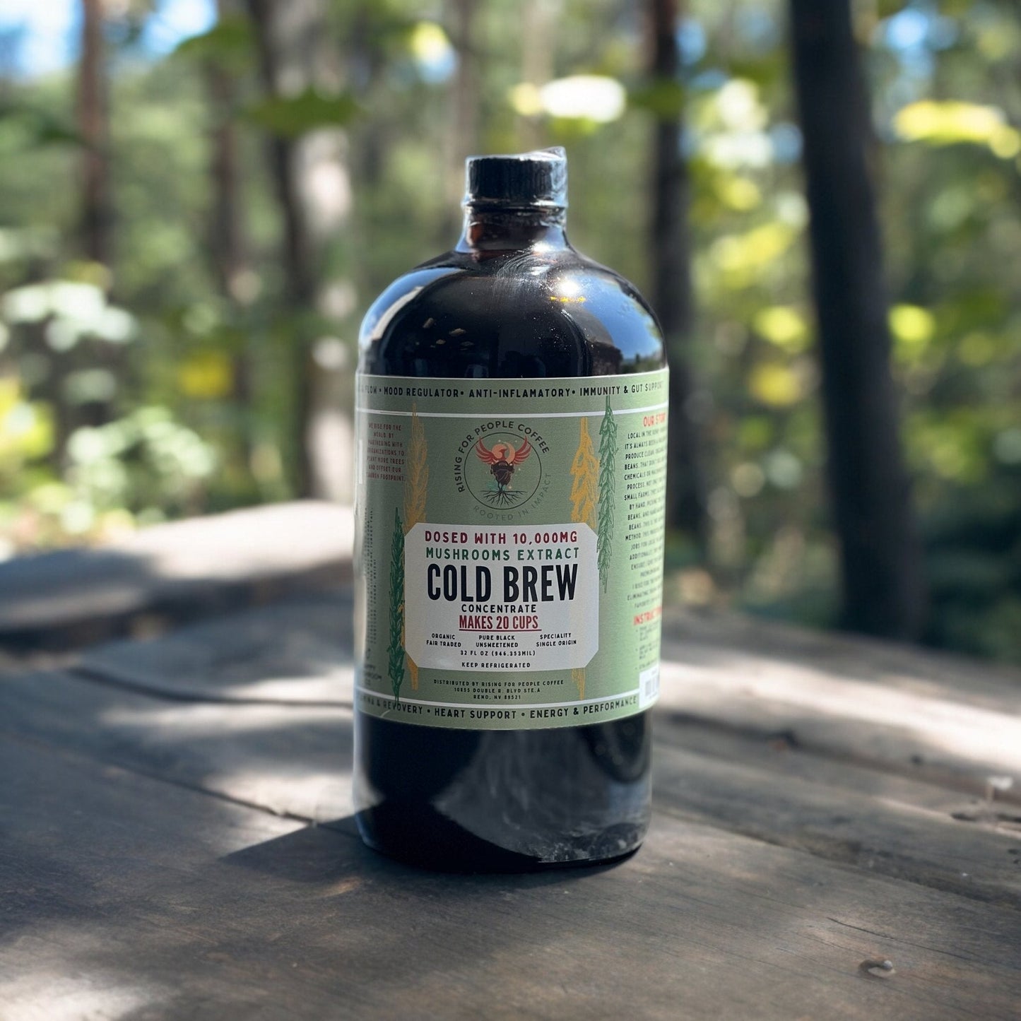Café Cold Brew concentrado Happy Mushroom