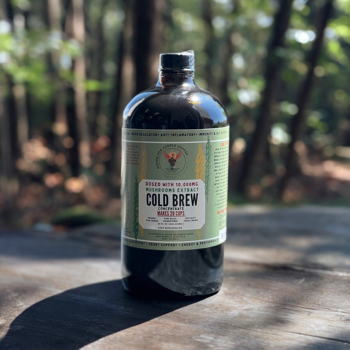 Café Cold Brew concentrado Happy Mushroom