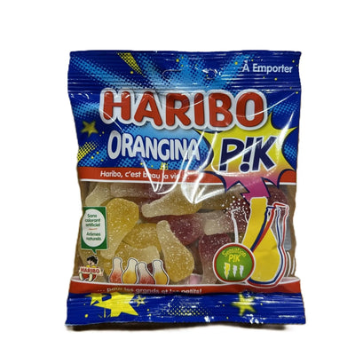 Haribo Orangina PIK – Fizzy Fruit-Flavored Gummy Candy 120g
