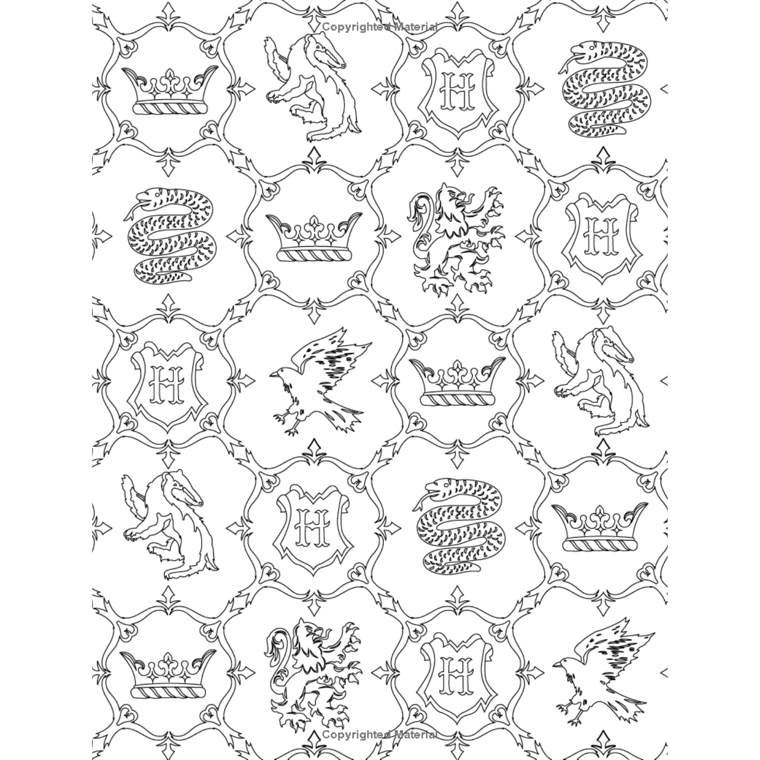 Magical Harry Potter Coloring Book (Spiral Bound Edition) - Korvel