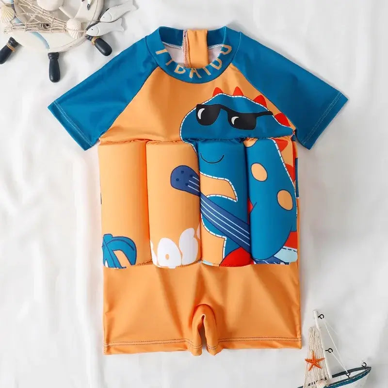 Maillot de bain une pièce flottant à imprimé cartoon