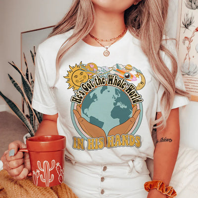 Él tiene el mundo entero en sus manos Tee