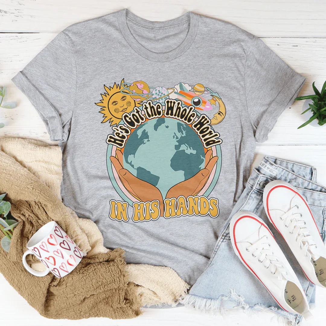 Él tiene el mundo entero en sus manos Tee
