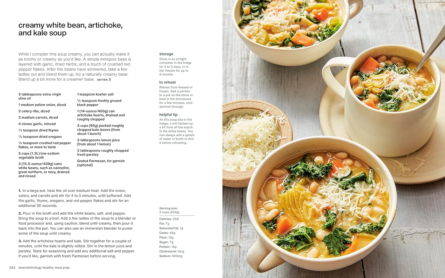 Downshiftology's Ultimate Healthy Meal Prep: 100+ Quick and Easy Recipes (Spiral Bound) - Korvel
