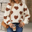Heart Dropped Shoulder Sweatshirt - Korvel