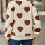 Heart Dropped Shoulder Sweatshirt - Korvel