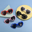 Lunettes de soleil à diffraction effet cœur pour des expériences lumineuses uniques