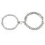 Bracelets pour couples en acier inoxydable magnétique en forme de cœur