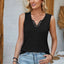Heathered Notched Wide Strap Tank - Korvel