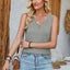 Heathered Notched Wide Strap Tank - Korvel