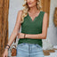 Heathered Notched Wide Strap Tank - Korvel