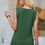 Heathered Notched Wide Strap Tank - Korvel