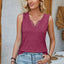 Heathered Notched Wide Strap Tank - Korvel