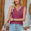 Heathered Notched Wide Strap Tank - Korvel