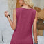 Heathered Notched Wide Strap Tank - Korvel