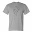 Camiseta de Manga Corta Vycah - Gris Heather