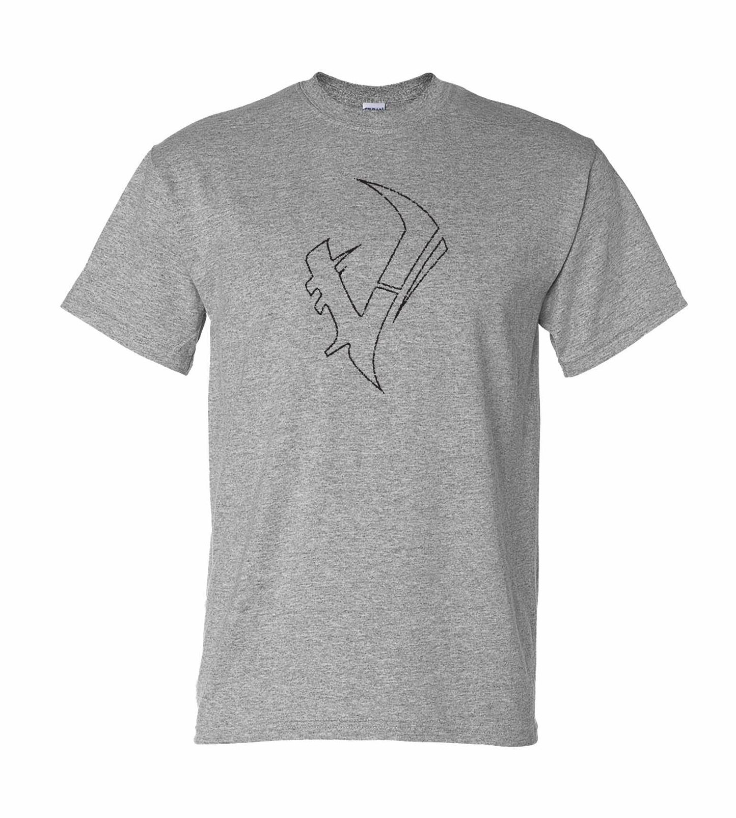 Camiseta de Manga Corta Vycah - Gris Heather