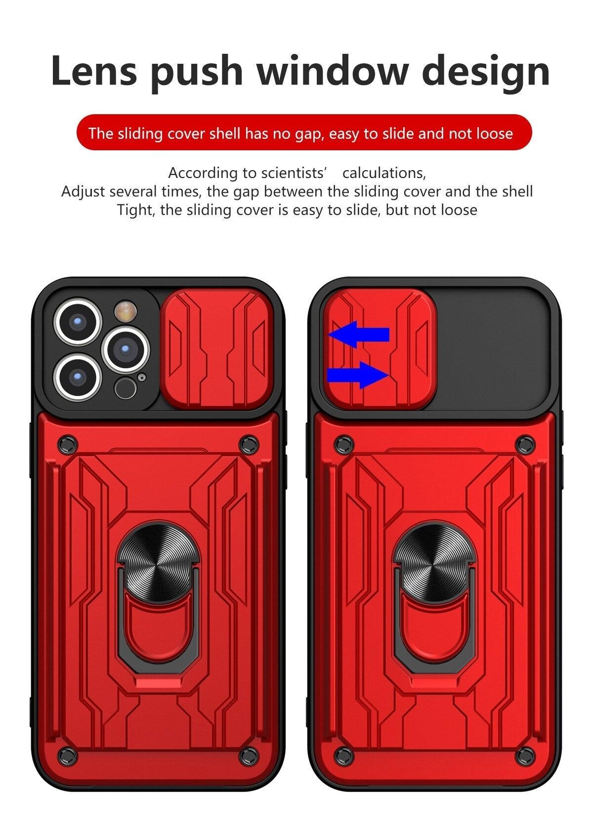 Heavy Duty Armor Case with Card Pocket for iPhone 11 Pro