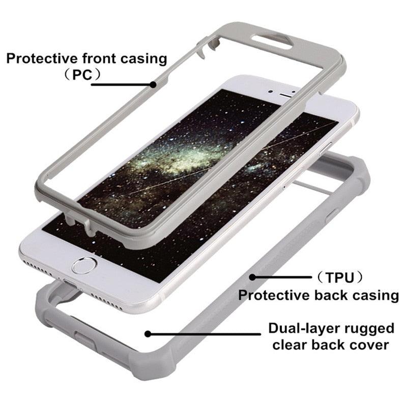 Ultimate Shockproof iPhone Case with Built-in Screen Protector - Korvel