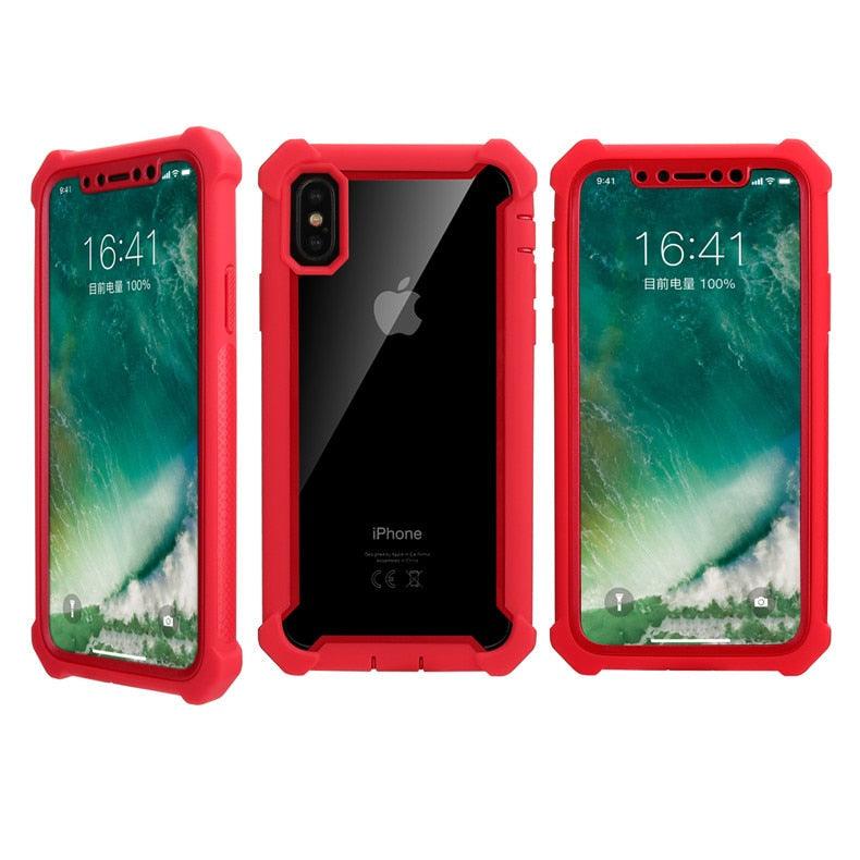 Ultimate Shockproof iPhone Case with Built-in Screen Protector - Korvel