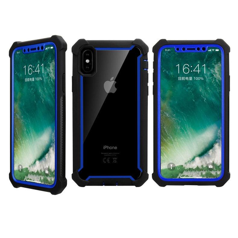 Ultimate Shockproof iPhone Case with Built-in Screen Protector - Korvel