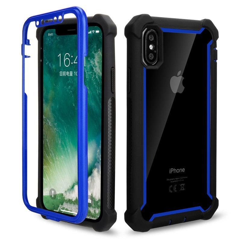 Ultimate Shockproof iPhone Case with Built-in Screen Protector - Korvel