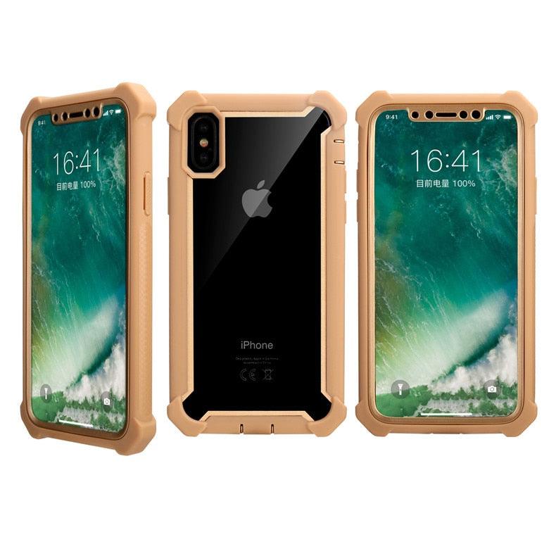 Ultimate Shockproof iPhone Case with Built-in Screen Protector - Korvel