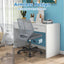 Chaise de bureau ergonomique pour enfants réglable en hauteur - Gris