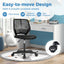 Chaise de bureau ergonomique pour enfants réglable en hauteur - Noir