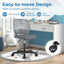 Chaise de bureau ergonomique pour enfants réglable en hauteur - Gris