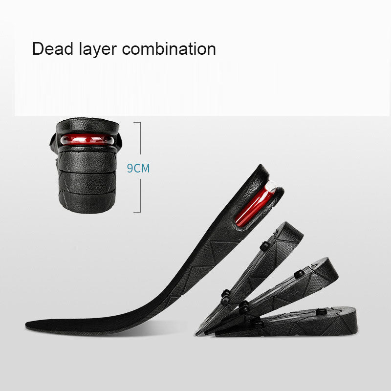 Height increasing insole, invisible air cushion insole, ultra soft inner height increasing insole - Korvel