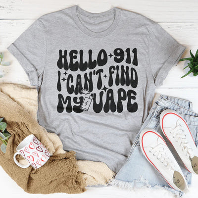 Hola 911, no encuentro mi camiseta de vapeo