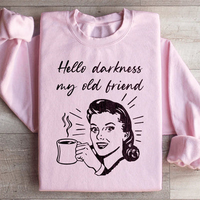 Hola Oscuridad, Mi Viejo Amigo Sudadera de Café