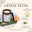 Revitalizing Herbal Soy Wax Candle - Frankincense, Rosemary & Myrtle - Korvel