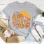 Here Comes The Sun Floral Retro Tee