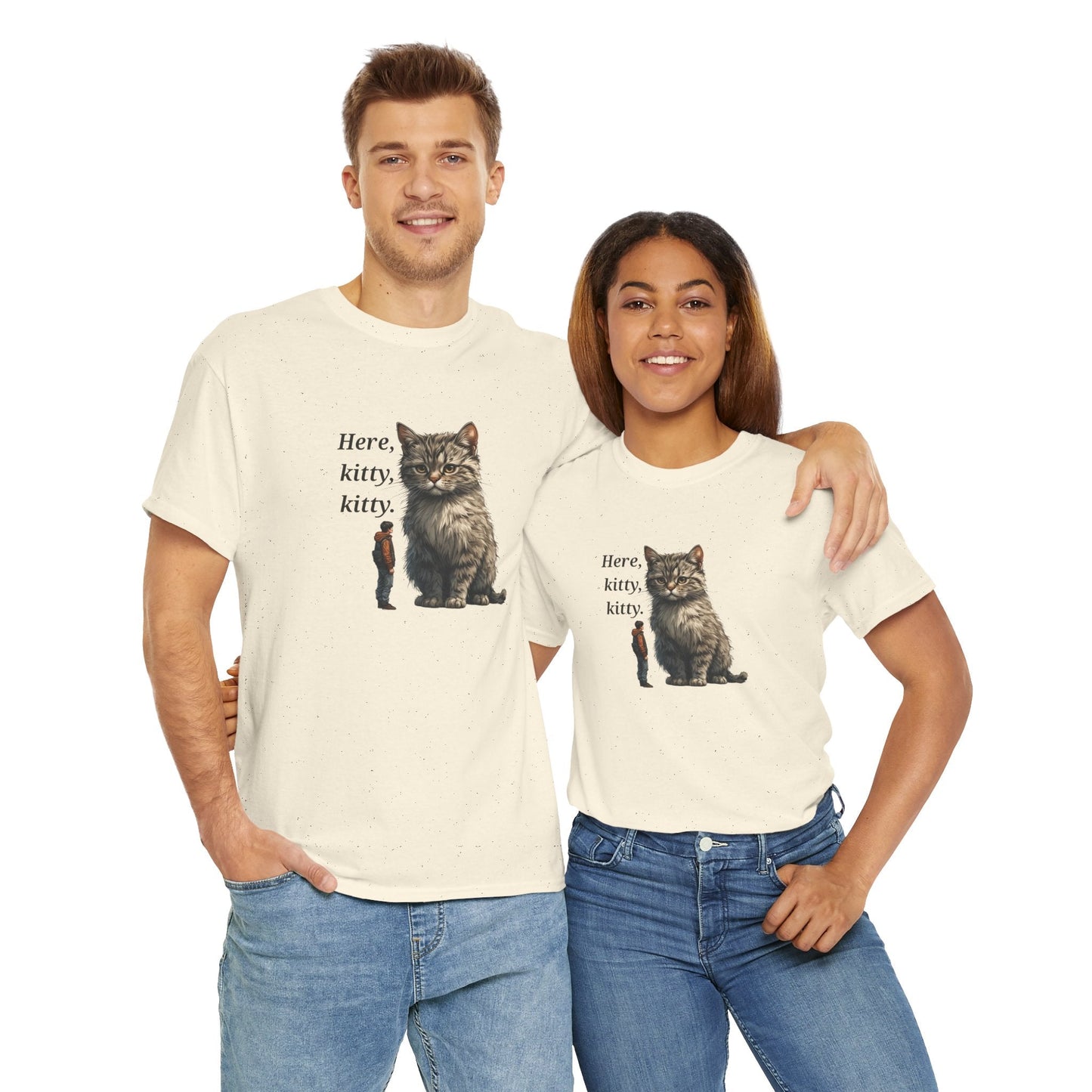 Here Kitty Kitty Funny Tee - Humorous Shirt for Cat Lovers