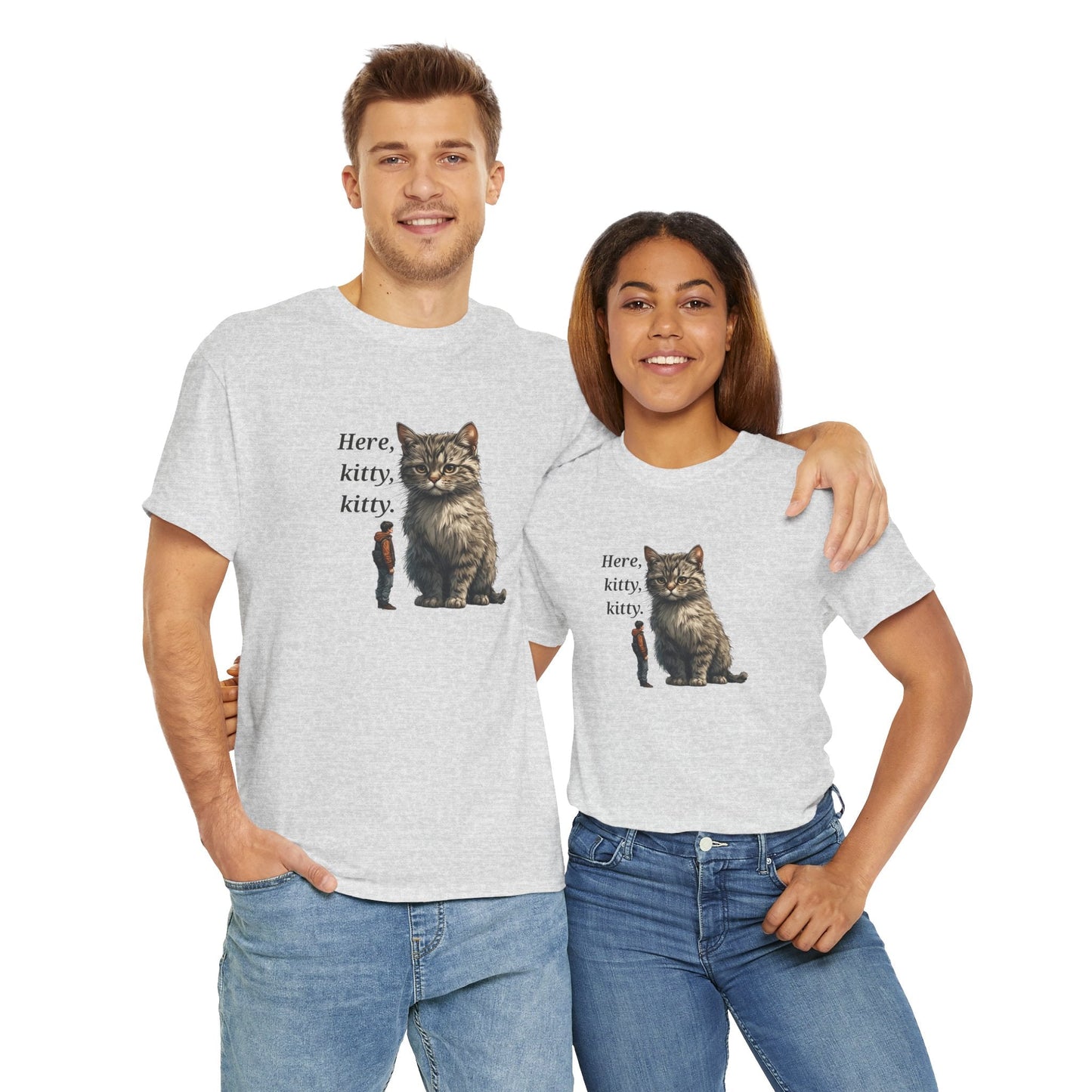 Here Kitty Kitty Funny Tee - Humorous Shirt for Cat Lovers